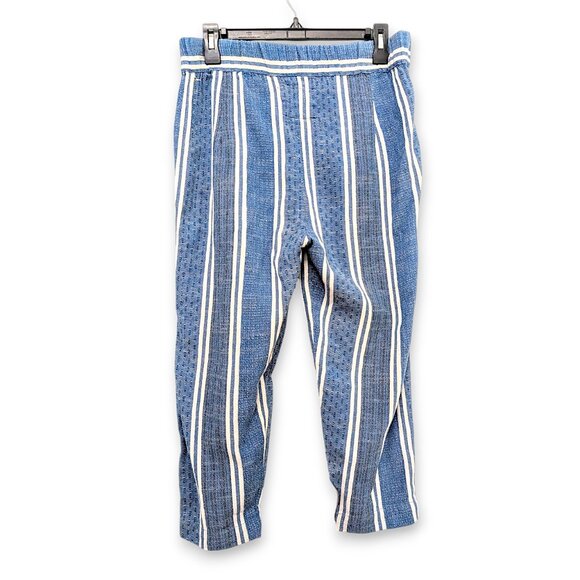 Ace & Jig Atlantic 100% cotton multi weave striped baggy crop pants womens XS - Picture 8 of 11